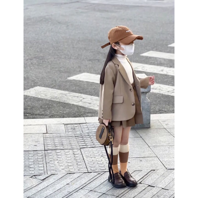 Áo Vest Blazer chất đẹp cho bé gái