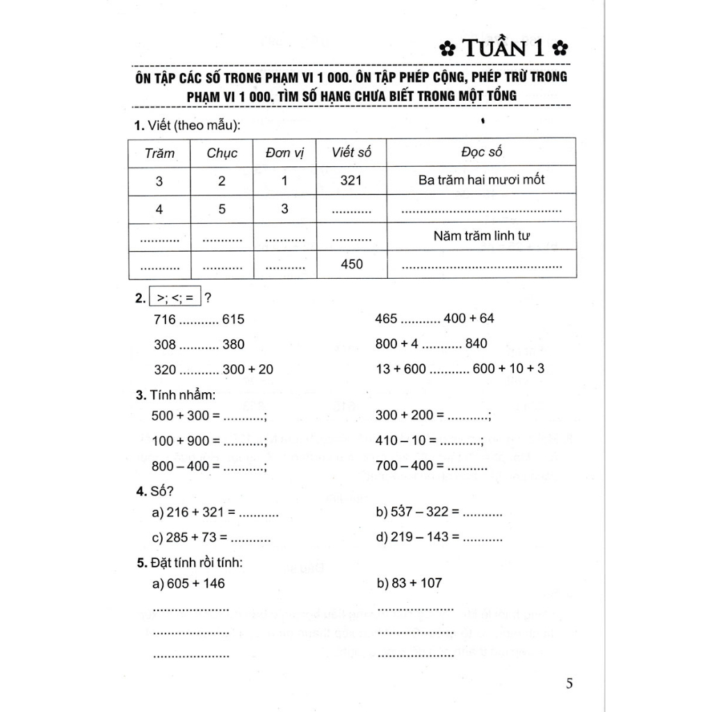 Sách - Bài tập nâng cao Toán 3
