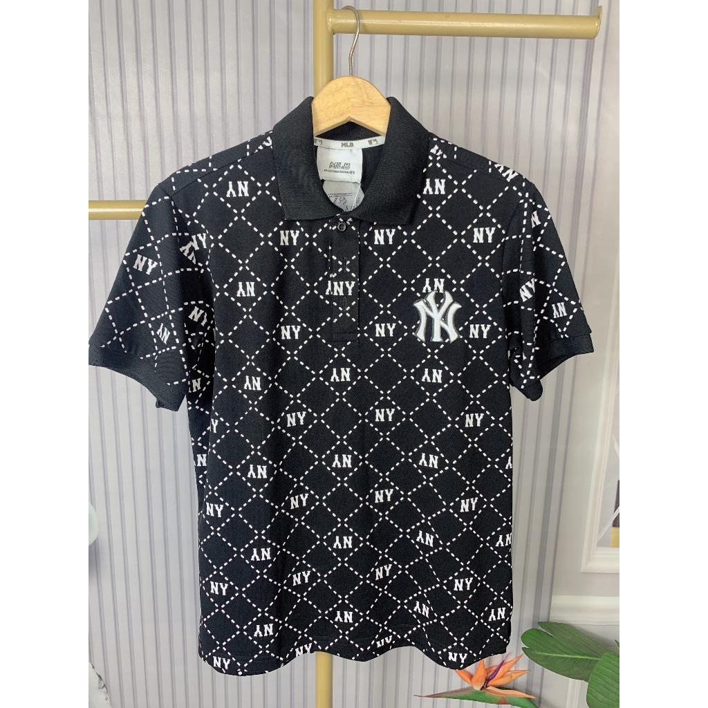 Áo polo NY MLB full size nam nữ chất thun vãi dày dặn mềm full size từ 45-80kg