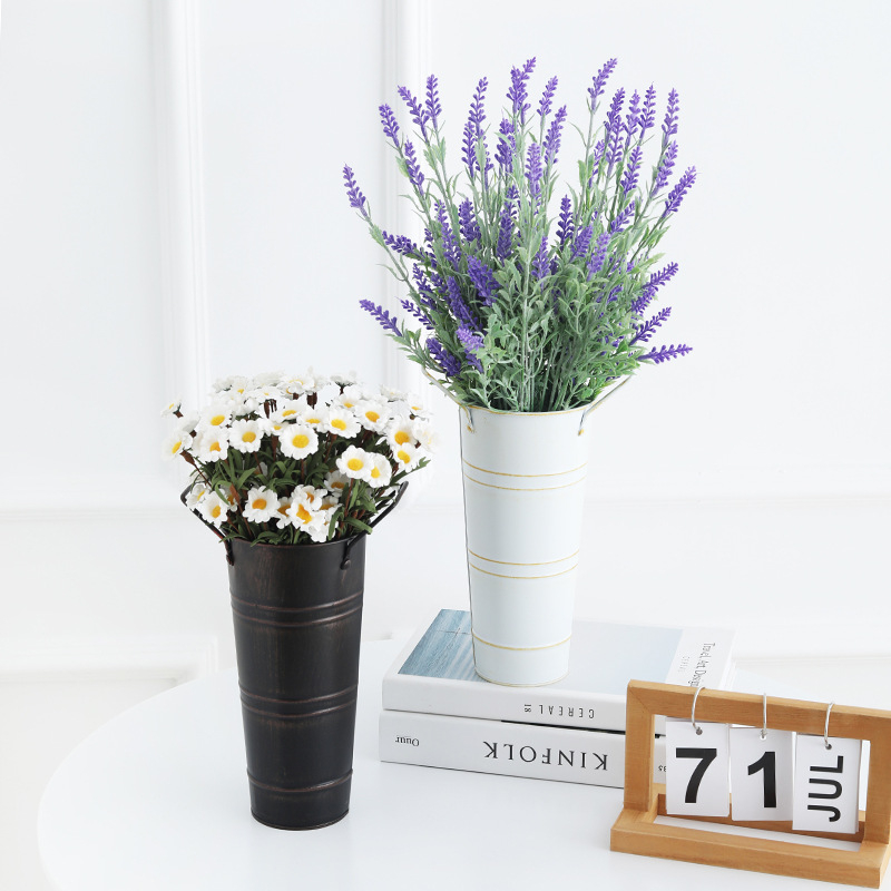 Tổng hợp chậu decor_BÌNH HOA SẮT / CHẬU XÔ CẮM HOA trang trí, bình cắm hoa vintage