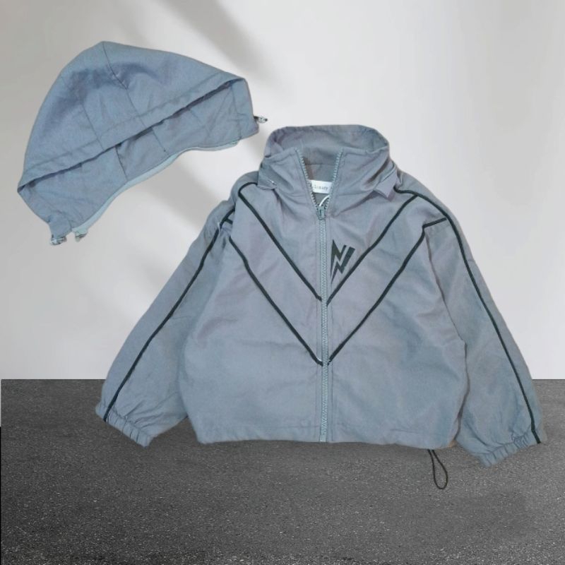 Áo khoác gió mũ có thể tháo rời