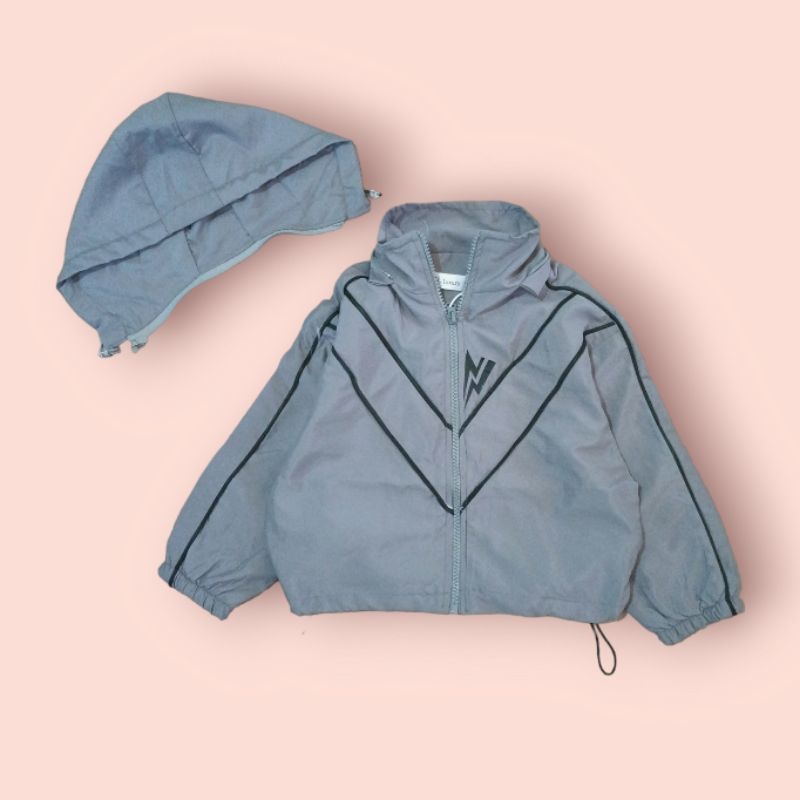 Áo khoác gió mũ có thể tháo rời