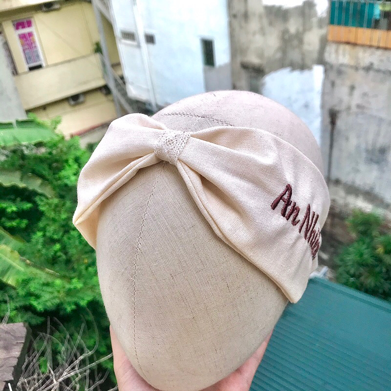 BỜM TÓC THÊU TÊN CỰC ĐÁNG YÊU CHO BÉ GÁI
