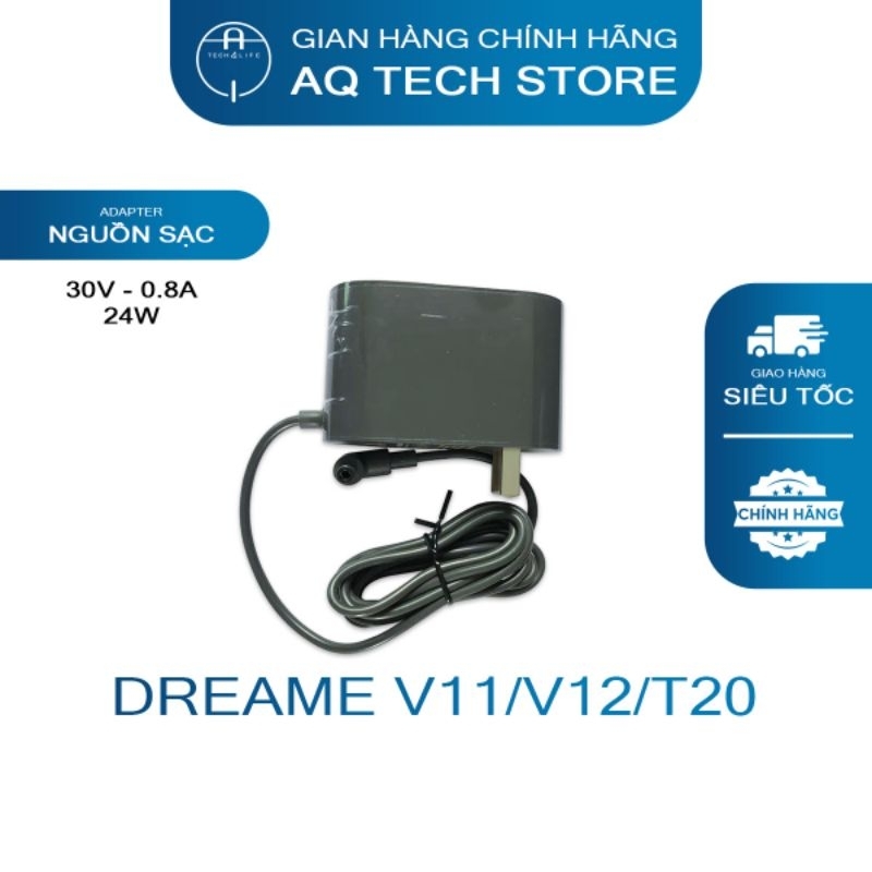 [ Chính Hãng ] Adapter sạc Dreame V11/V12/T10/T20 ( 30V-0.8A 24W)