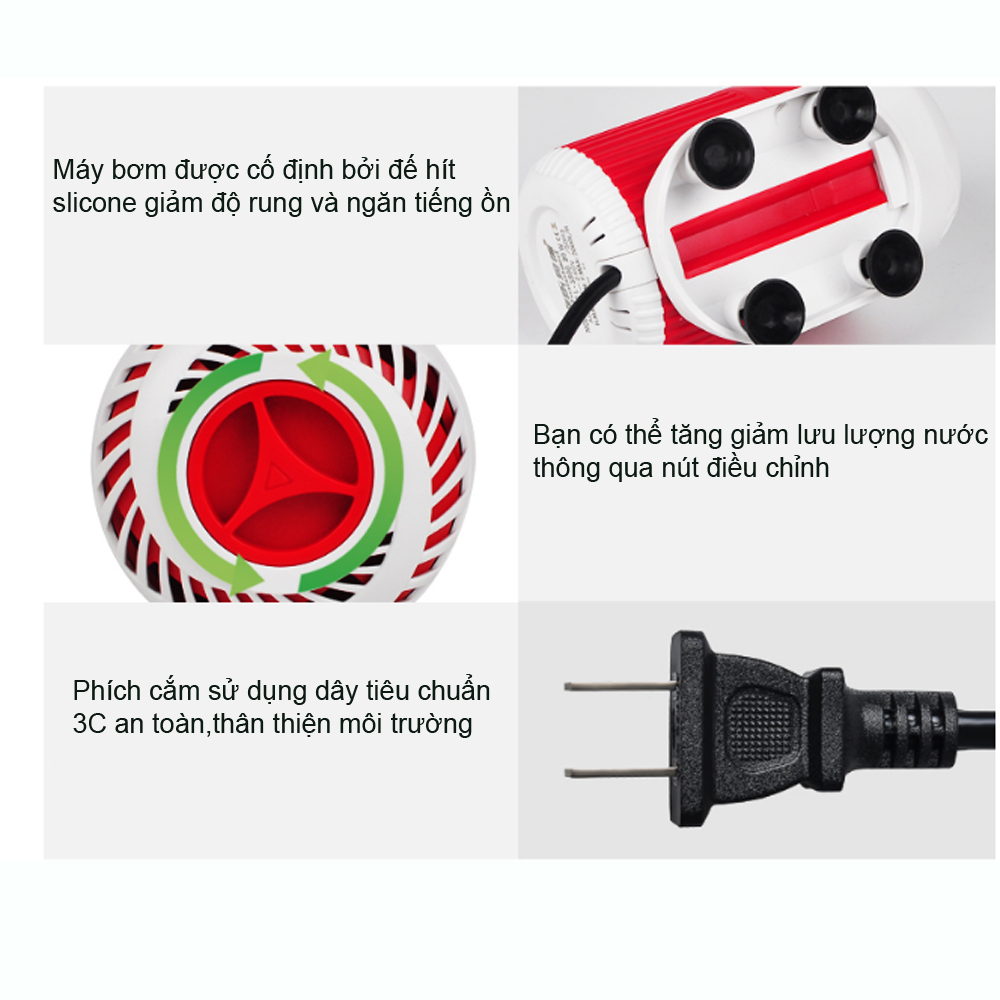 Máy Bơm Nước Baoyu Các Loại BY101 BY102 BY103 BY104 BY105 BY106 BY107 - Bơm Chìm Cho Bể Cá