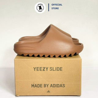 Dép bánh mì yz slide flax vân nhám - fullbox bản cao cấp