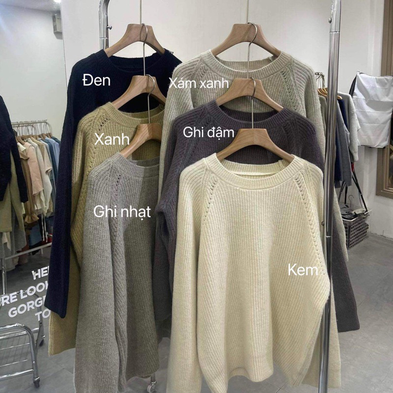 Áo len cổ tròn AL8888 Nana21 Nanastore21