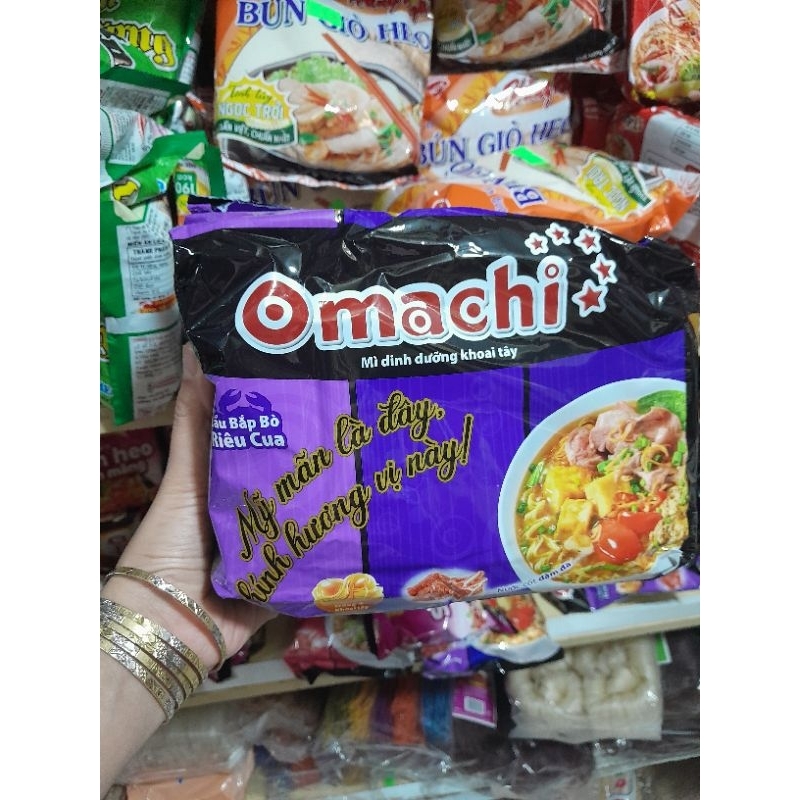 Lốc 5 gói mì tôm omachi