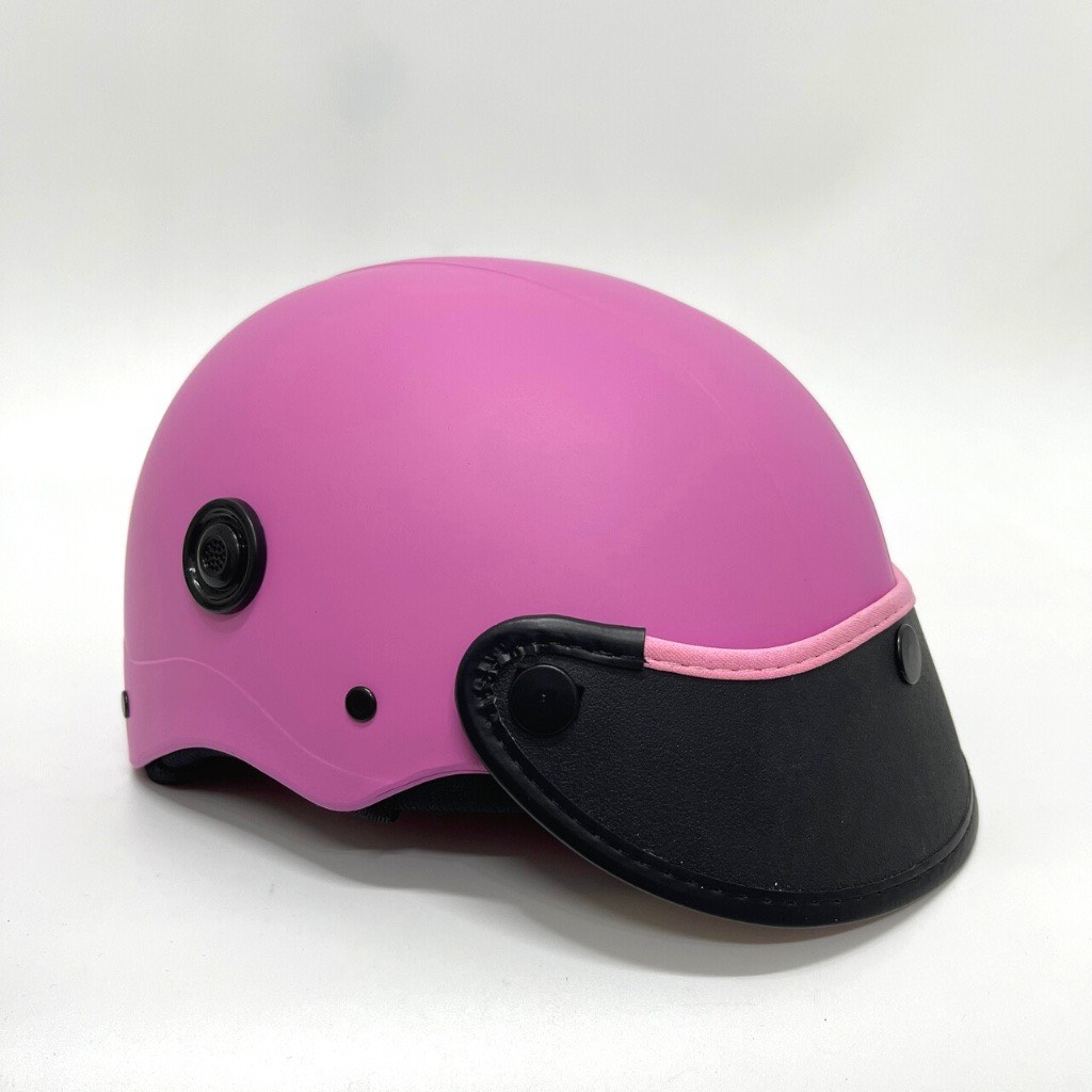 Mũ Bảo Hiểm Nửa Đầu 1/2 Trơn Nhiều Màu Hàng Loại 1