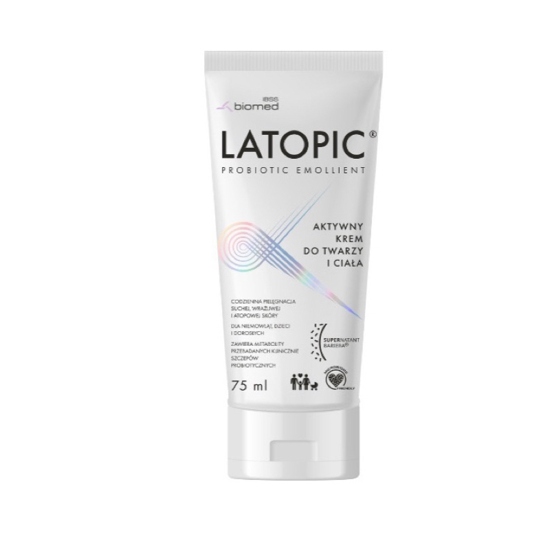 Latopic kem dưỡng ẩm 75ml Giảm Kích Ứng Dịu Ngứa Tăng Cường Tái Tạo Làn Da Dưỡng Ẩm Hiệu Quả  - Hàng chính hãng
