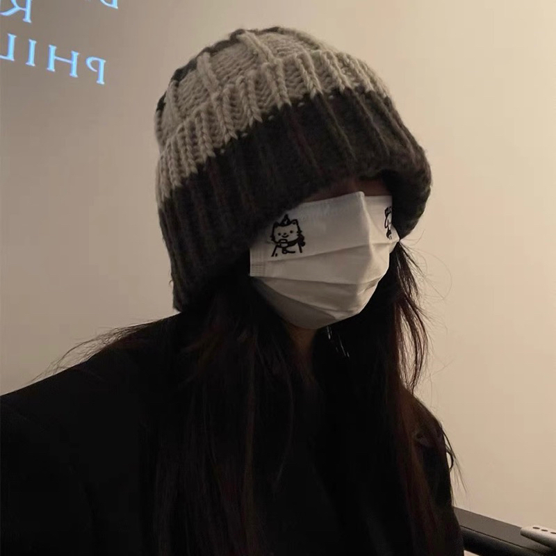 Mũ len thiết kế basic chunky knit beanie Brokeboiz