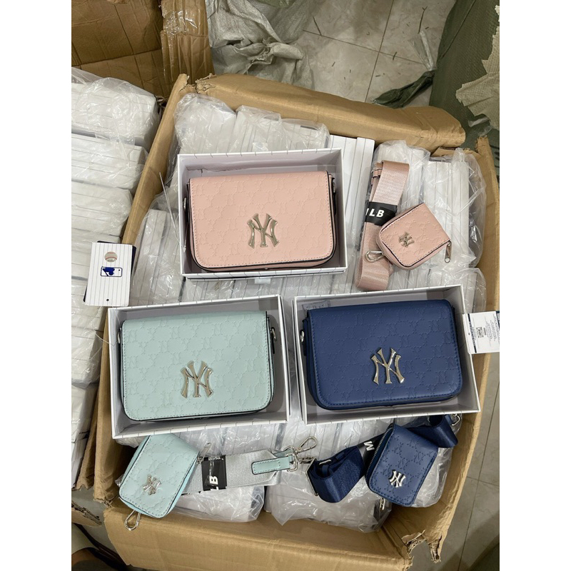 Túi Xách đeo chéo ny 2 món dành cho nam nữ  sale giá tốt