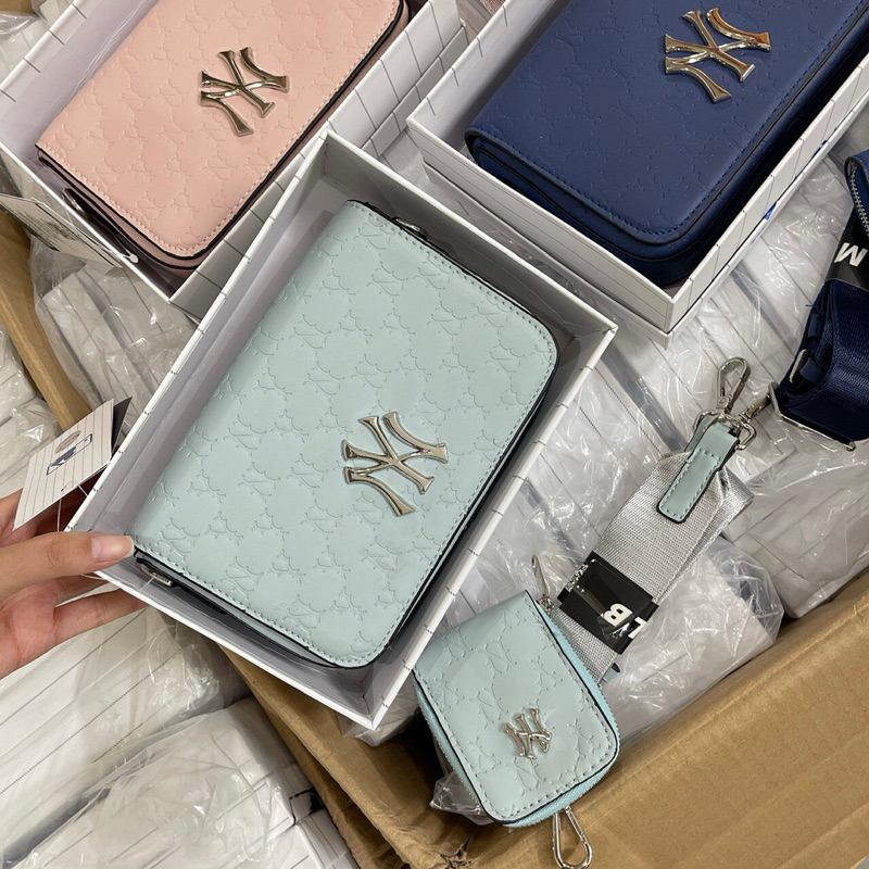 Túi Xách đeo chéo ny 2 món dành cho nam nữ  sale giá tốt