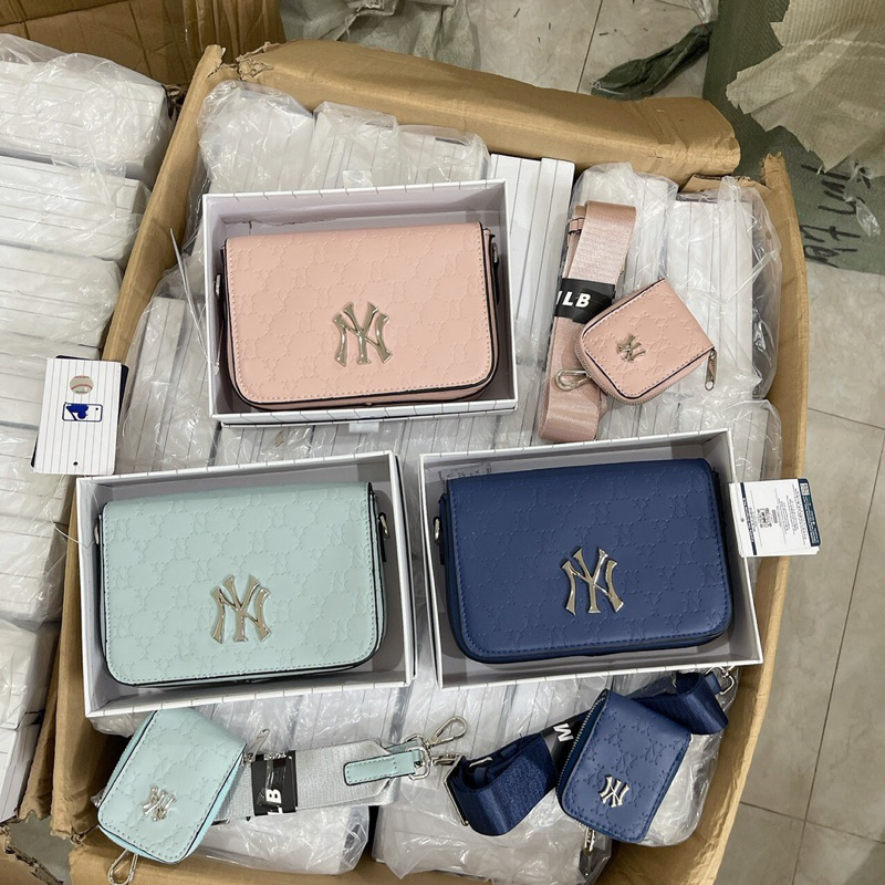 Túi Xách đeo chéo ny 2 món dành cho nam nữ  sale giá tốt