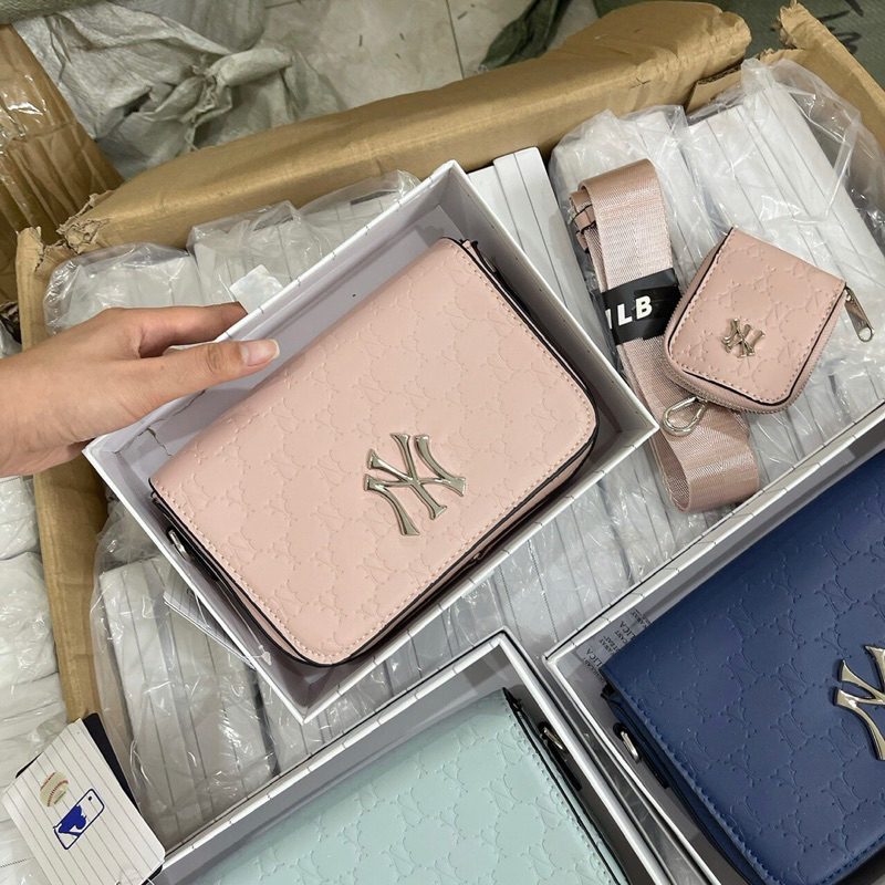 Túi Xách đeo chéo ny 2 món dành cho nam nữ  sale giá tốt