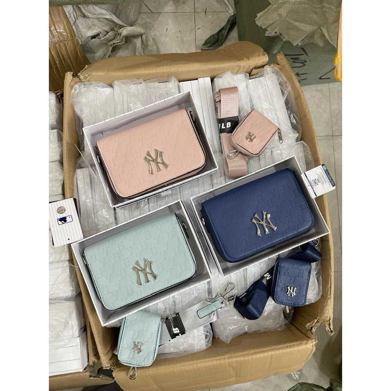 Túi Xách đeo chéo ny 2 món dành cho nam nữ  sale giá tốt