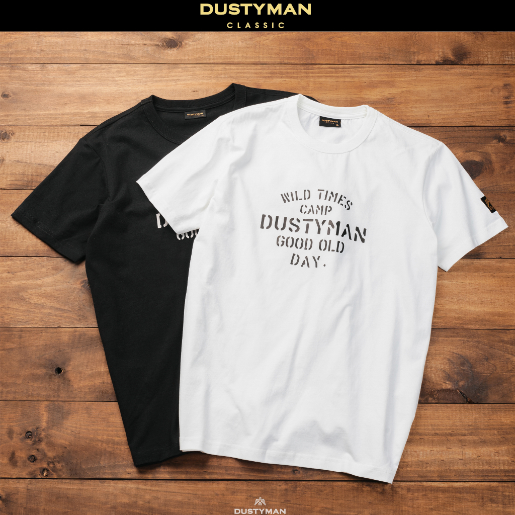 Áo Thun Nam In Hình Wild Times Cổ Điển DUSTYMAN - Vải 100% Cotton - Form Regular Fit