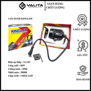 ✅[ Hàng Nhập Khẩu ] Đèn LED Trợ Sáng Siêu Sáng L4X, Thiết kế 4 tim LED với chip SST20 ( Hàng Mới Về )⚡