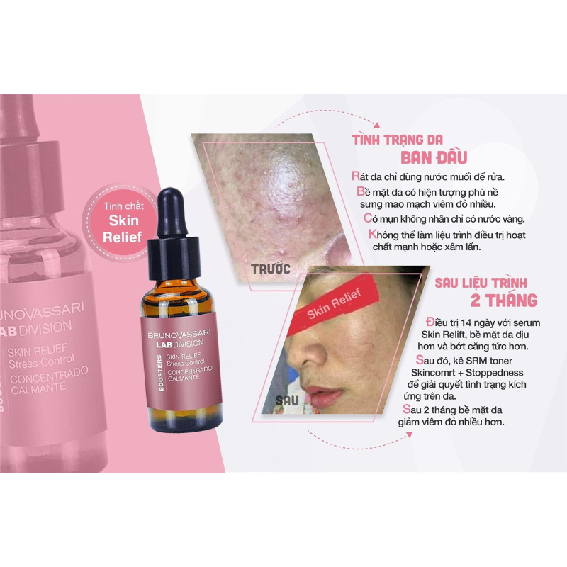 Serum Bruno Vassari Lab Division Boosters Skin Clarifier - Skin Relief - O2 Detox