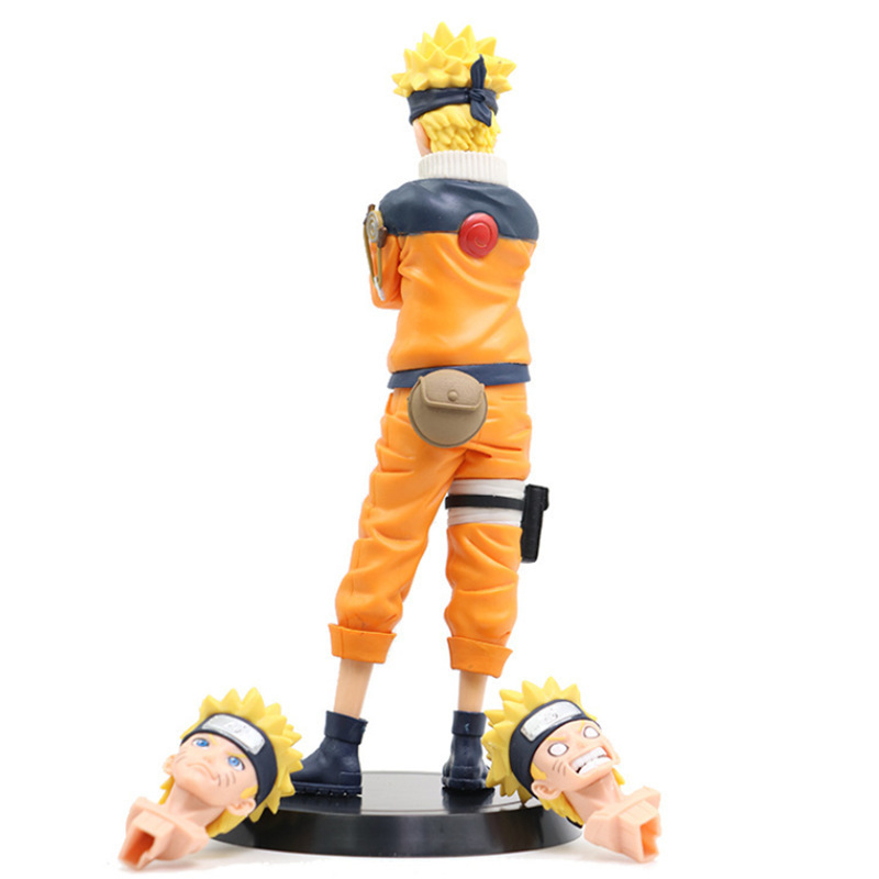 Mô Hình Naruto Thay Đổi Khuôn Mặt, 2 Đầu, Mô Hình Decor Trang Trí,  Full Box, Hàng Cao Cấp Cao 25cm - Tượng Figure Anime
