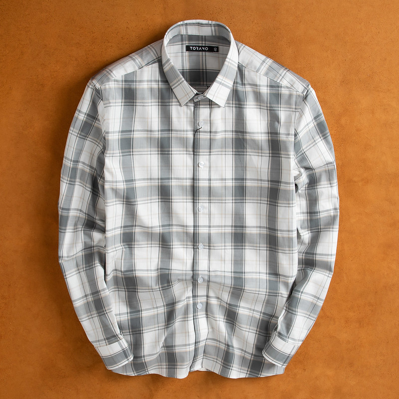 Áo Sơ mi TORANO dài tay, chuẩn form kẻ Checkerboard EATB003