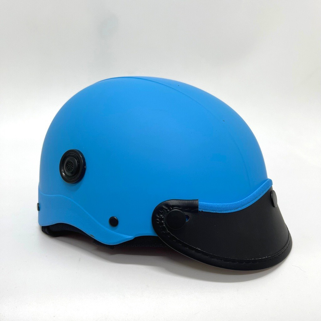 Mũ Bảo Hiểm Nửa Đầu 1/2 Trơn Nhiều Màu Hàng Loại 1