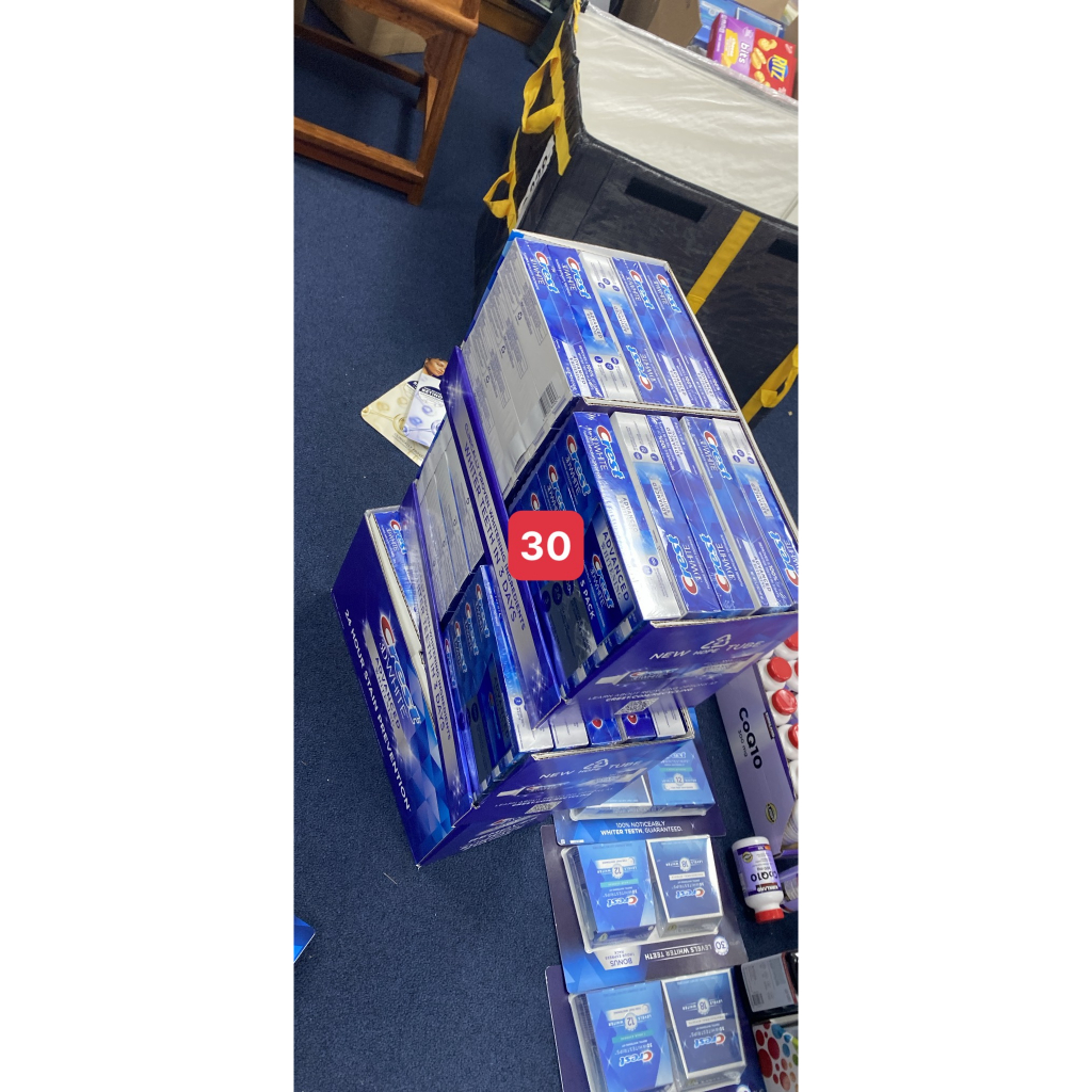 Tuýp Kem đánh răng Crest 3D 147g White Advanced Whitening tuýp 147g từ Mỹ