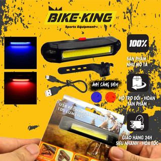 Đèn Hậu Xe Đạp Cảnh Báo An Toàn - 4 Chế Độ Siêu Sáng 100+ Lumens, Chống Nước IPX5, Sạc USB DS-03