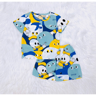 Bộ quần áo tole lanh bé trai / Mẫu quần đùi tay cộc cài 2 nút trước/ Size 3-2XL cho bé 8-50kg/ Chất tole 2 da loại 1