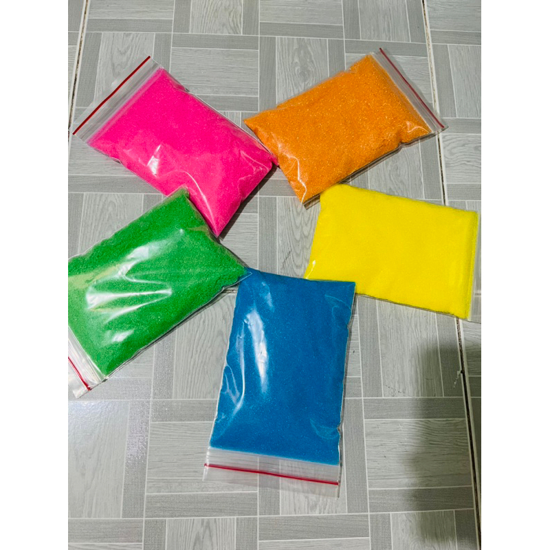 Đường màu làm kẹo bông gòn tuỳ chọn 5 màu 0.5kg