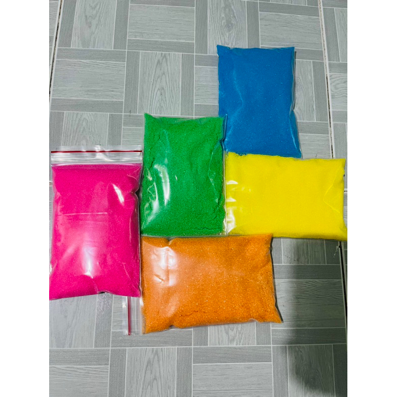 Đường màu làm kẹo bông gòn tuỳ chọn 5 màu 0.5kg