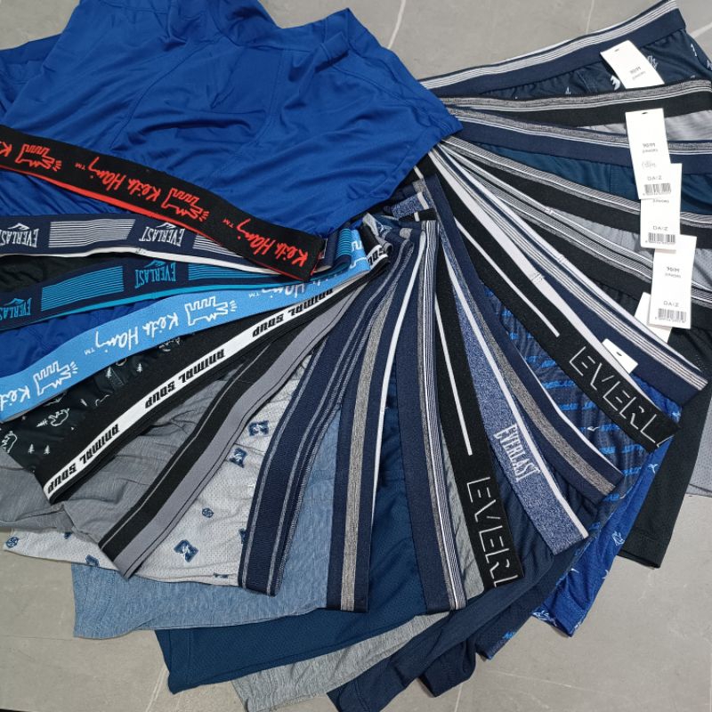 Quần lót đùi cho nam hàng nội địa Hàn chất thông hơi, mềm mát.