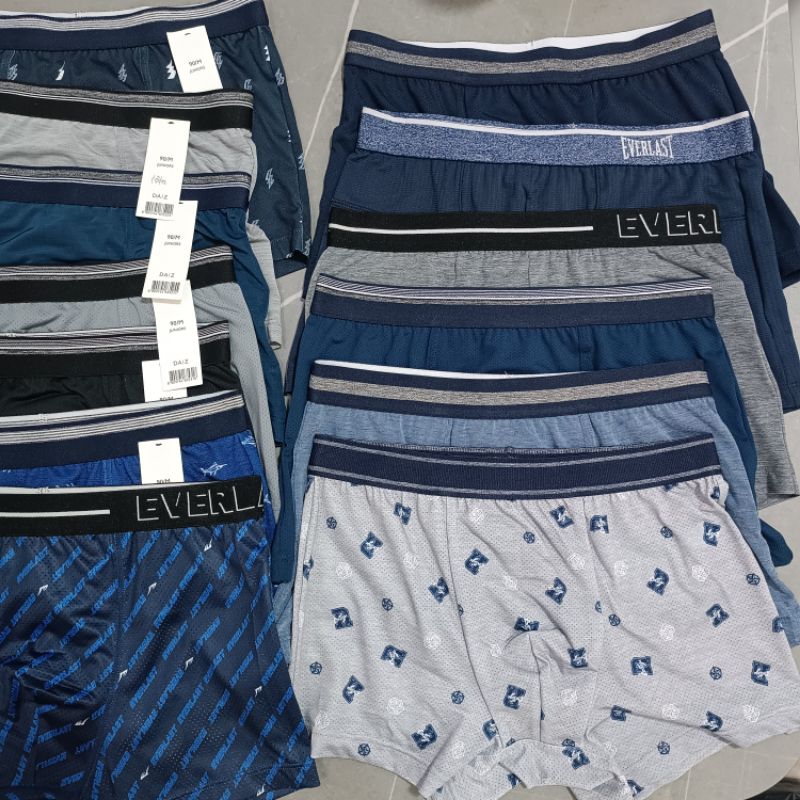 Quần lót đùi cho nam hàng nội địa Hàn chất thông hơi, mềm mát.