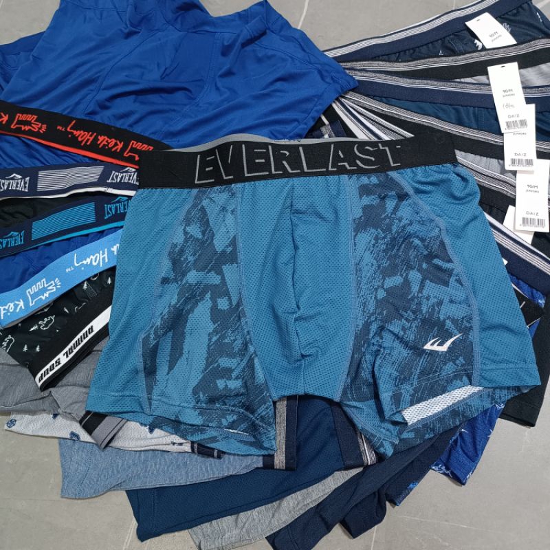 Quần lót đùi cho nam hàng nội địa Hàn chất thông hơi, mềm mát.