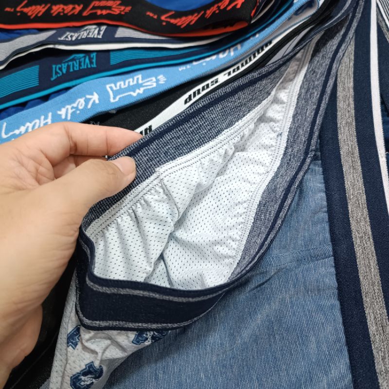 Quần lót đùi cho nam hàng nội địa Hàn chất thông hơi, mềm mát.