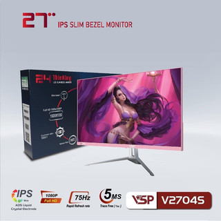 Màn hình vsp v2408s fhd 75hz led full viền - new box bh24t
