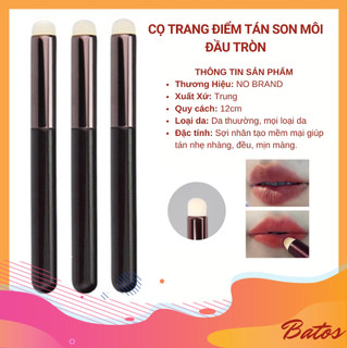 Combo 2 cọ trang điểm môi đầu tròn tán son môi đa năng Kumo mini