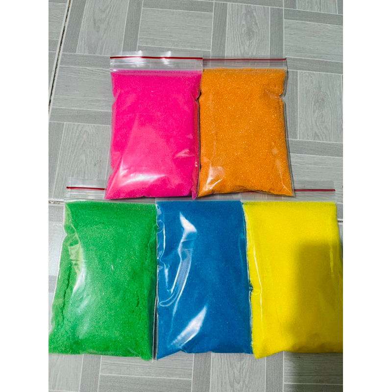 Đường màu làm kẹo bông gòn tuỳ chọn 5 màu 0.5kg
