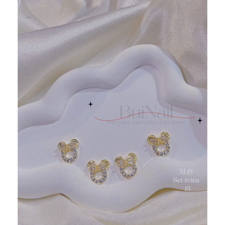 CHARM MICKEY CAO CẤP M42 SET 4 VIÊN