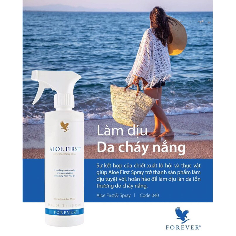 Xịt Khoáng Làm Dịu Da Aloe Firts | Xịt khoáng 040flp Lô Hội