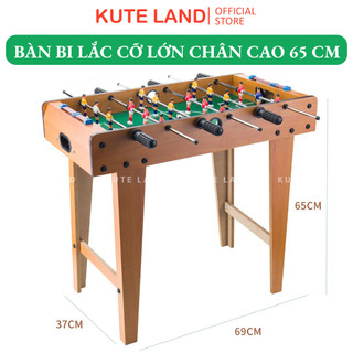 Bàn bi lắc cỡ lớn chân cao 6 tay cầm 69x35x62 cm banh lắc bóng đá phù hợp cho bé rèn luyện phản xạ và tư duy BILAC3
