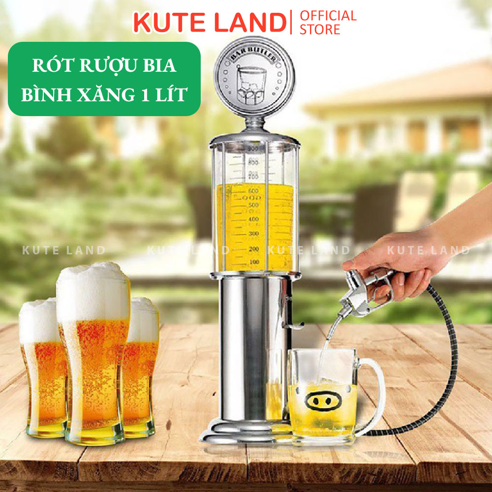 Rót rượu cây xăng bình rượu bia hình cây xăng cao cấp Drinking Game phù hợp cho quán nhậu bar GUB32
