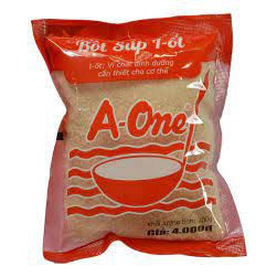 Bột canh xanh a-one i ốt màu đỏ combo 10 gói x 180g