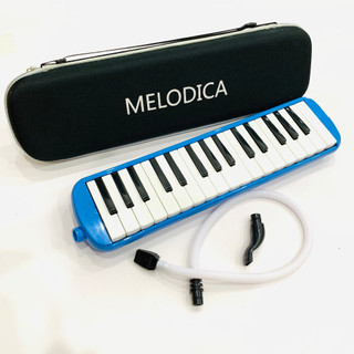 Kèn Melodica 32 phím hộp cứng xanh đen đầy đủ phụ kiện