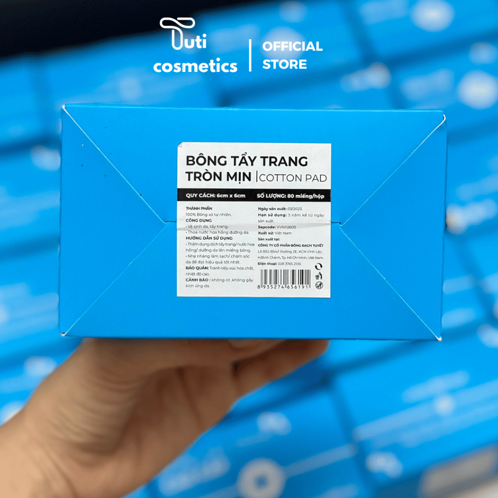 Bông Tẩy Trang Cao Cấp La Roche Posay hộp 80 miếng - TuTi Cosmetics