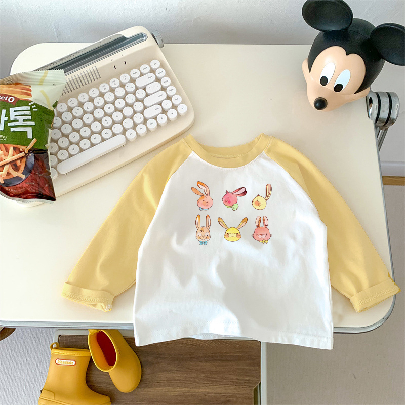 Áo Dài Tay Cho Bé Gái Bé Trai Raglan ADT02 In Hình BabyBoo Thu Đông Vải Cotton Mềm Mịn, Dễ Phối Đồ - PiBo Store