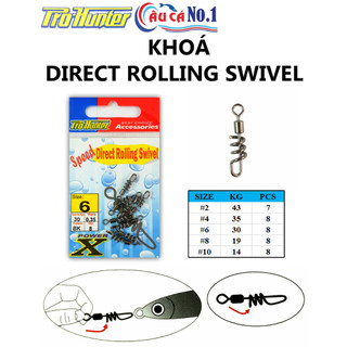 Khóa chống xoắn prohunter direct rolling swivel