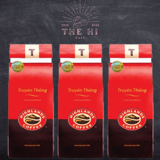 Combo 3 túi Cà phê Highlands Coffee Truyền thống – Túi 200g