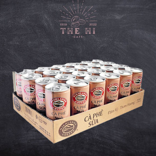 Thùng 24 lon cà phê sữa highlands coffee 185ml / lon - thùng 24 lon