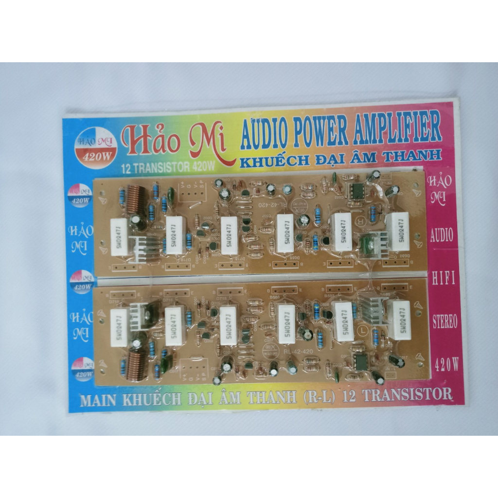 MẠCH KHUẾCH ĐẠI AMLY CÔNG SUẤT 12 SÒ 420W